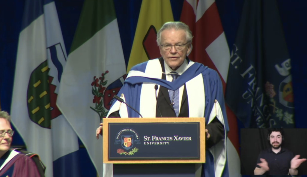 Mobilizing In Defense Of Truth - a speech given after a Doctor of Laws Honoris Causa was awarded to Dr. Peter Nicholson by St. Francis Xavier University, May 4, 2025.